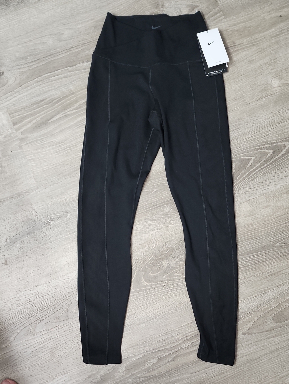 Nike One Black High-Rise Dri-Fit 7/8 Length Leggings Size XS New With Tags